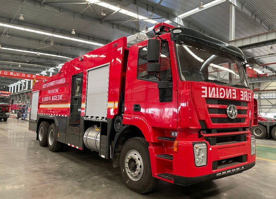 IVECO 6x4 Foam Fire Truck Engine 1000L Capacity For Fire Fighting