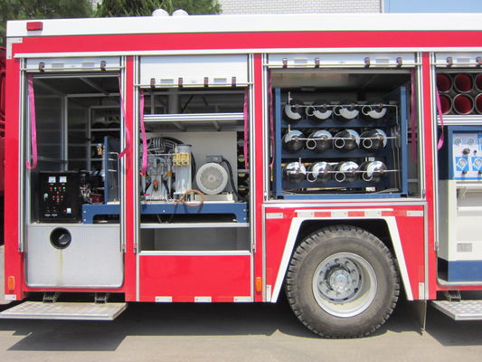 ISUZU Diesel Emergency Fire Truck , Rescue Fire Safety Vehicle 4x2