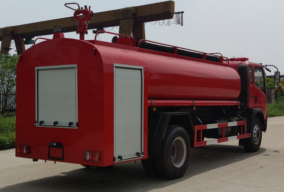 HOWO 118KW Fire Fighter Truck , 6 Wheeled 9 Ton Fire Fighting Water Truck