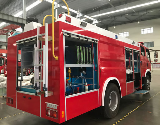 Howo 4 Ton Fire And Rescue Vehicles With Water Foam Multifunctional