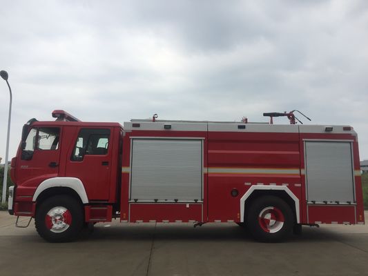 HOWO 196kw 4x2 Foam Fire Truck 6 Ton With 1000L Capacity Multifunctional