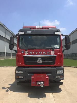 Red Color Emergency Rescue Vehicle 310HP 4X2 For Fire Fighting