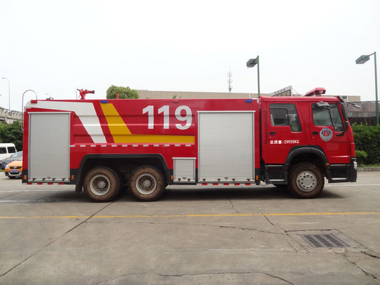 17000l Water Foam Fire Engine Truck 6x4 Large Size For Fire Rescue
