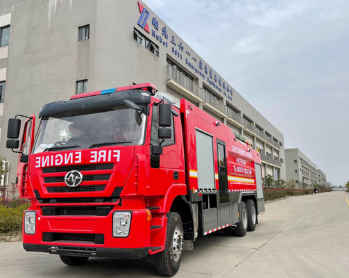 पेशेवर IVECO हैवी ड्यूटी फायर ट्रक 6x4 रोड स्प्रेइंग मल्टीफंक्शनल के लिए