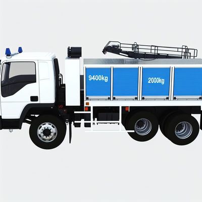 ISUZU Foam Fire Truck 9400Kg Chassis 2000kg Foam Capacity